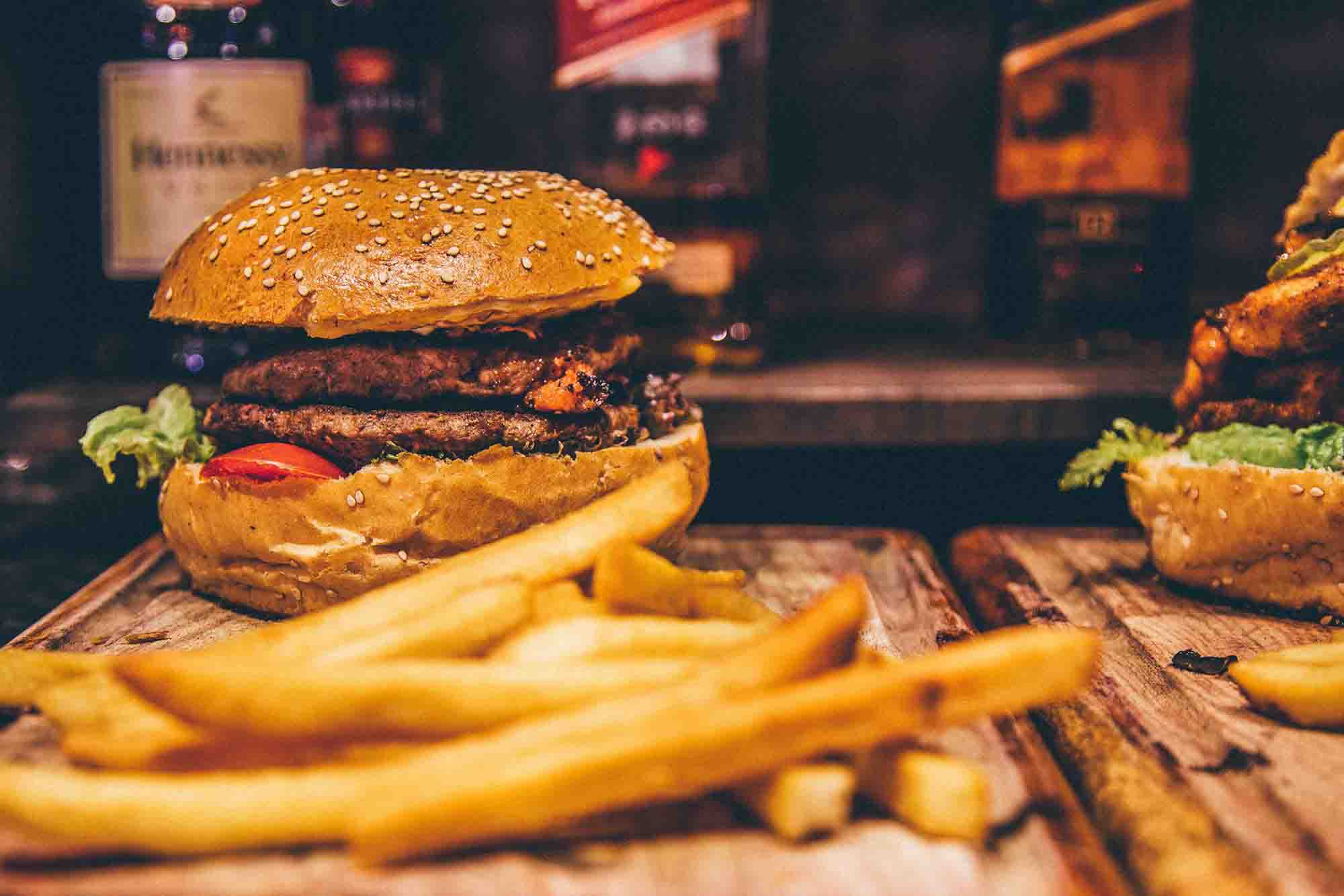 Restaurant food presentation example